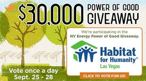 Image post by @HabitatLasVegas on Facebook