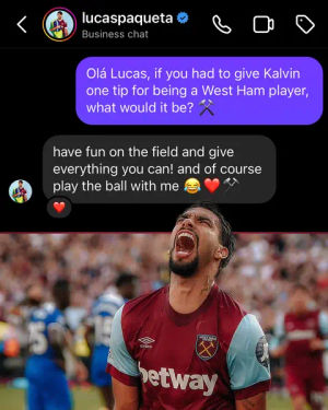 Image post by @westham on TikTok