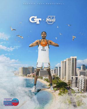 Image post by @gtmensbasketball on Instagram