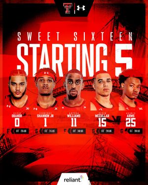 Image post by @TexasTechMBB on Twitter