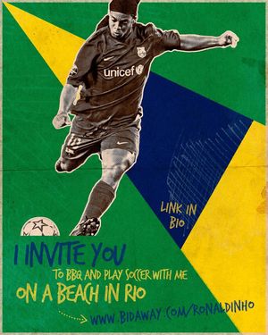 Image post by @ronaldinho on Instagram