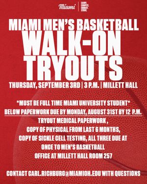 Image post by @miamioh_bball on Instagram