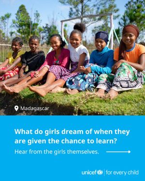 Image post by @UNICEF on Twitter