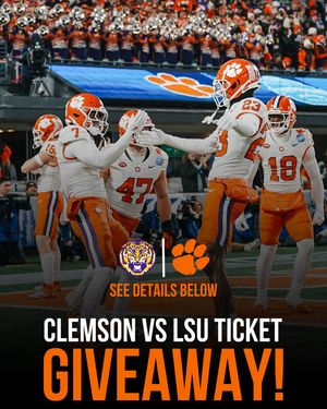 Image post by @clemsonsportsnetwork on Instagram