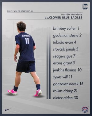 Image post by @clovermensvarsitysoccer on Instagram