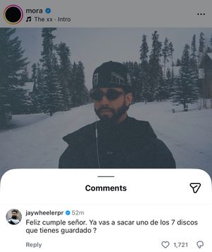 Image post by @reggaetontv on Instagram