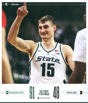 Image post by @michiganstatebasketball on Instagram