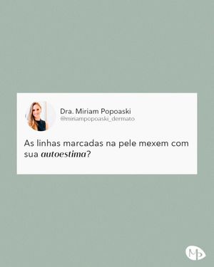Image post by @miriampopoaski_dermato on Instagram