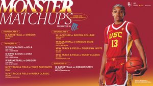 Image post by @USC_Athletics on Twitter