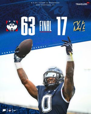 Image post by @UConnFootball on Twitter/X