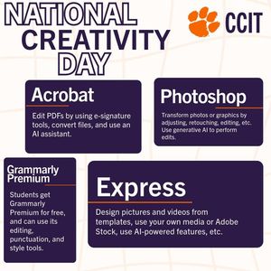 Image post by @clemsonIT on Facebook