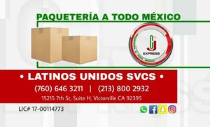 Image post by @cjexpress.paqueteria on Facebook