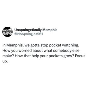 Image post by @unapologeticallymemphis on Instagram