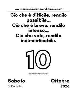 Image post by @calendarioimprenditoriale on Instagram