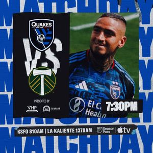 Image post by @SJEarthquakes on Twitter/X