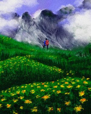 Image post by @rishaaart on Instagram