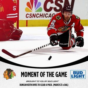 Image post by @nhlblackhawks on Instagram