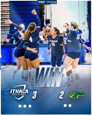 Image post by @ithacavolleyball on Instagram