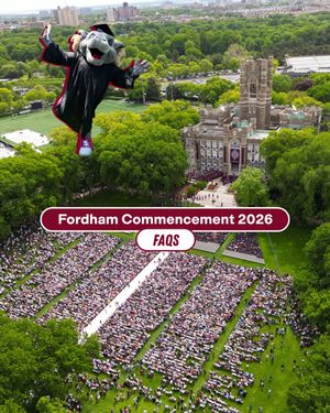 Image post by @fordhamuniversity on Instagram