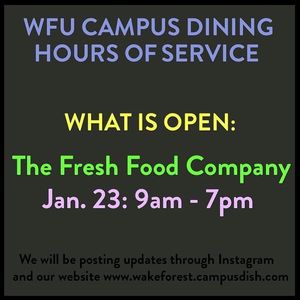 Image post by @wfuniversity on Instagram