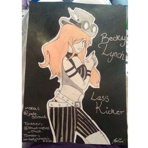 Image post by @beckylynchwwe on Instagram