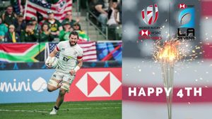 Video post by @LASevensRugby on Facebook