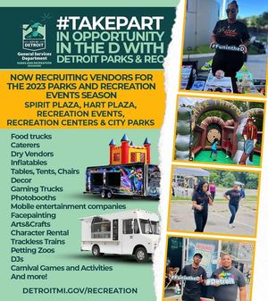 Image post by @DetroitParksRec on Facebook