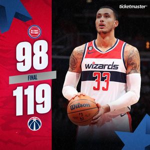 Image post by @WashWizards on Twitter