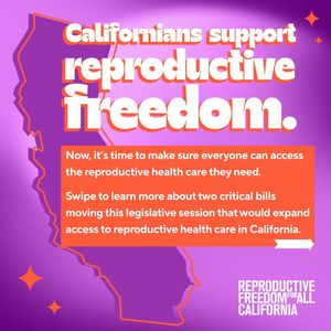 Image post by @reproforallca on Instagram