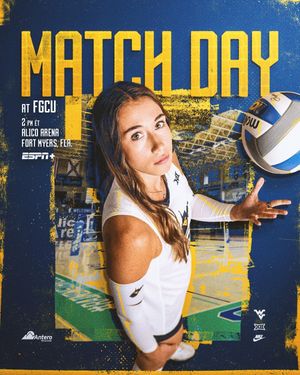 Image post by @wvuvolleyball on Instagram