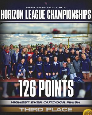Image post by @RMUAthletics on Facebook