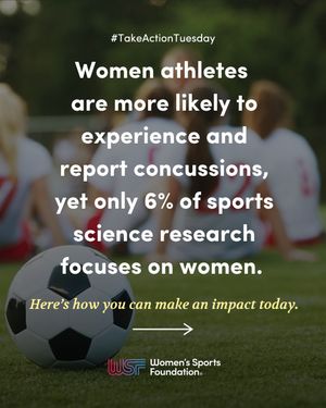 Image post by @womenssportsfoundation on Instagram