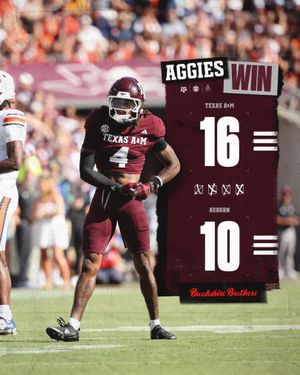 Image post by @aggiefootball on Instagram