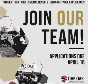 Image post by @LiveOakCommunications on Facebook