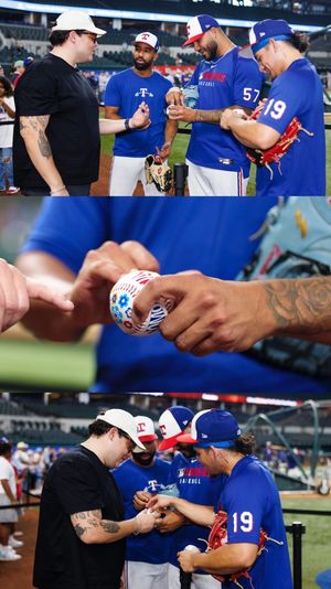 Video post by @rangersdetexas on Facebook