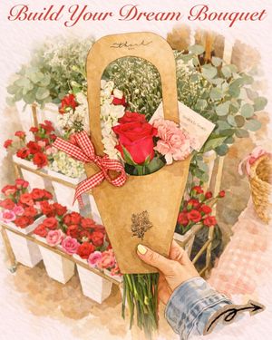 Image post by @blushingpetalsflowerbar on Instagram