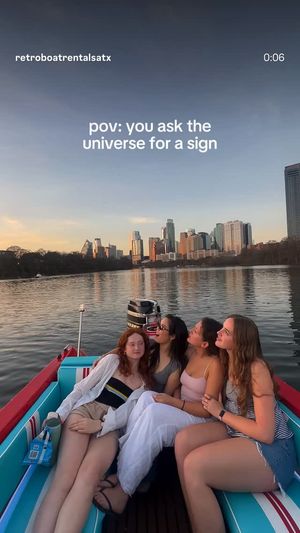 Video post by @retroboatrentalsatx on Facebook