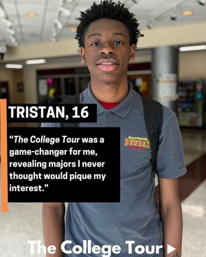 Image post by @thecollegetourtv on Instagram