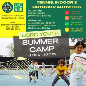 Image post by @UCRacquetClub on Facebook