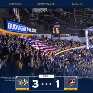 Image post by @predsnhl on Instagram