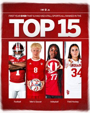 Image post by @IUHoosiers on Twitter/X