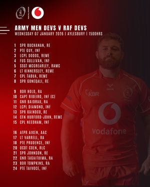 Image post by @armyrugbyunion on Instagram