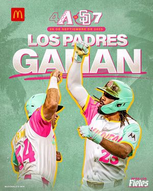 Image post by @padres on Instagram