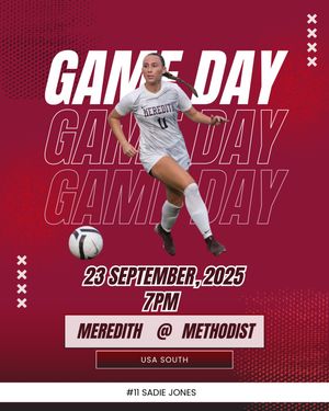 Image post by @meredithcollegesoccer on Instagram