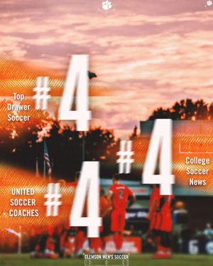 Image post by @clemsonmsoccer on Instagram