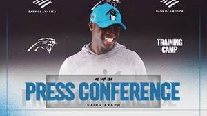 Video post by @Carolina Panthers on YouTube
