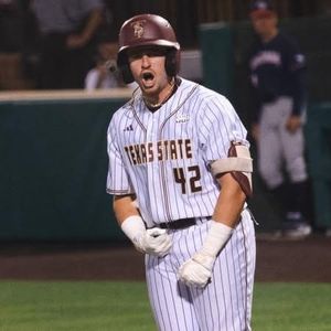 Image post by @txstatebaseball on Facebook