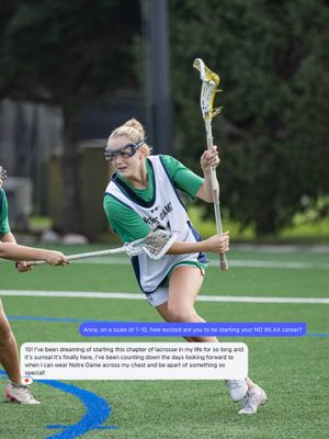 Image post by @ndwomenslax on Instagram