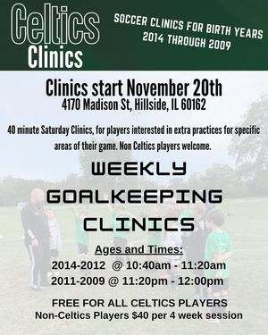 Image post by @TheCelticsSoccerClub on Facebook