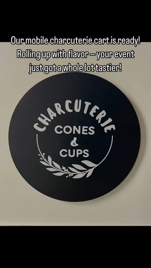 Video post by @Charcuterie Cones and Cups To Go on Facebook